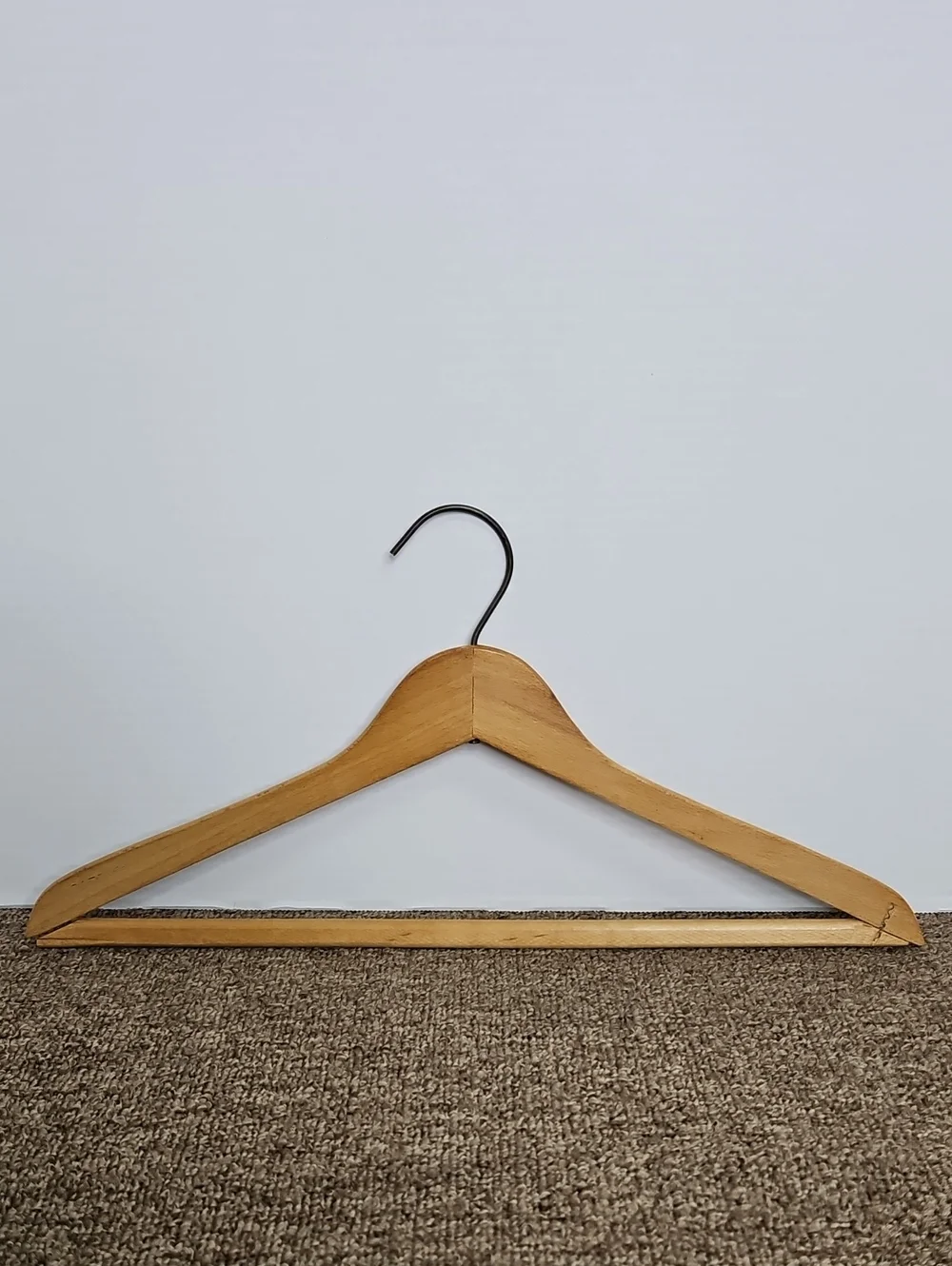 Vintage Sheraton Hotels & Motor Inns Logo Wooden Hanger in Natural Wood